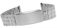 Akcesoria do zegarków - Bransoleta regulowana Srebrna HQ 20 mm 675S-20 - miniaturka - grafika 1