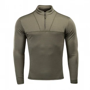 M-Tac - Koszulka Męska Termiczna z Długim Rękawem Delta Level 2 - Army Olive - 70002062 - Koszulki sportowe męskie - miniaturka - grafika 1