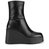 Botki damskie - Botki DeeZee HY60195-1 Czarny - miniaturka - grafika 1