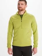 Odzież trekkingowa męska - Marmot Bluza polarowa "Leconte" w kolorze zielonym - miniaturka - grafika 1
