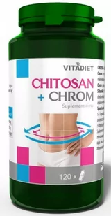 VITADIET VITADIET CHITOSAN + CHROM 120 KAPS. - Suplementy naturalne - miniaturka - grafika 1