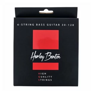 Struny do gitary basowej basu 6 strun 45-130 Harley Benton - Struny gitarowe  - miniaturka - grafika 1