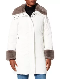 Geox W Macaone damska kurtka puchowa, Cloud White, 42 - Kurtki damskie - miniaturka - grafika 1