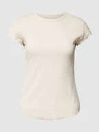 Koszulki i topy damskie - T-shirt z prążkowaniem model ‘Go Ribbed’ - miniaturka - grafika 1