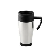 Kubki termiczne - Toro Kubek termiczny ze stali nierdzewnej z plastikową pokrywką, 400 ml - miniaturka - grafika 1