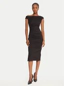 Sukienki - Rinascimento Sukienka koktajlowa CFC0125334003 Czarny Slim Fit - miniaturka - grafika 1