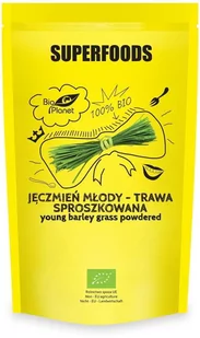 Bio Planet Jęczmień młody trawa sproszkowana BIO 125g - Zdrowa żywność - miniaturka - grafika 1