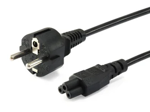 Equip 112150 kabel zasilające Czarny 1,8 m CEE 7/7 IEC C5 - Kable komputerowe i do monitorów - miniaturka - grafika 1