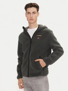 Napapijri Polar T-Tynik NP0A4IA8 Zielony Regular Fit - Bluzy męskie - miniaturka - grafika 1