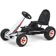 Akcesoria rowerowe - Pojazd Gokart Na Pedały Milly Mally Viper White - miniaturka - grafika 1
