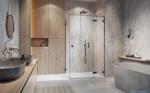 Radaway Essenza Pro Brushed GunMetal Kdj kabina 120x120 cm prawa szczotkowany grafit 10097120-92-01R/10098120-01-01 - Kabiny prysznicowe Radaway Essenza Pro Brushed GunMetal Kdj kabina 120x120 cm prawa szczotkowany grafit 10097120-92-01R/10098120-01-01 - Kabiny prysznicowe - miniaturka - grafika 4