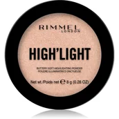 Rozświetlacze do twarzy i ciała - Rimmel Rimmel High'light 002 Candlelit 8g rozświetlacz do twarzy - miniaturka - grafika 1