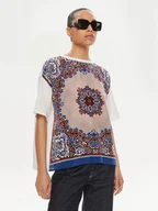 Koszulki i topy damskie - Weekend Max Mara T-Shirt Malaga 2415941112 Kolorowy Relaxed Fit - miniaturka - grafika 1