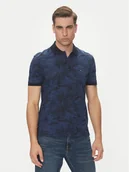 Koszulki męskie - Tommy Hilfiger Polo MW0MW38475 Granatowy Regular Fit - miniaturka - grafika 1