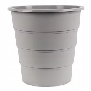 OFFICE PRODUCTS Kosz na śmieci OFFICE PRODUCTS, pełny, 16l, szary 19054621-10 - Kosze biurowe - miniaturka - grafika 1