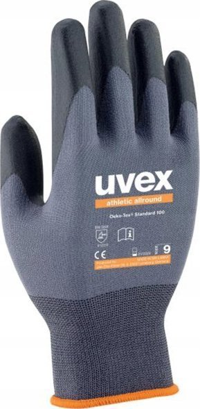 Uvex Knitted gloves UVEX athletic allround, size 9.
