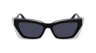 Okulary przeciwsłoneczne - Calvin Klein Damskie okulary przeciwsłoneczne CKJ23656S, czarny kryształ, jeden rozmiar, Czarny kryształ, Rozmiar uniwersalny - miniaturka - grafika 1
