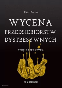 CeDeWu Wycena przedsiębiorstw dystresywnych - Błażej Prusak - Ekonomia - miniaturka - grafika 1