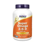Suplementy naturalne - Super Omega 3-6-9 1200 mg/180 softgels.( Now Foods ) - miniaturka - grafika 1
