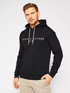 Tommy Hilfiger Bluza Core Logo MW0MW10752 Czarny Regular Fit - Bluzy męskie - miniaturka - grafika 1