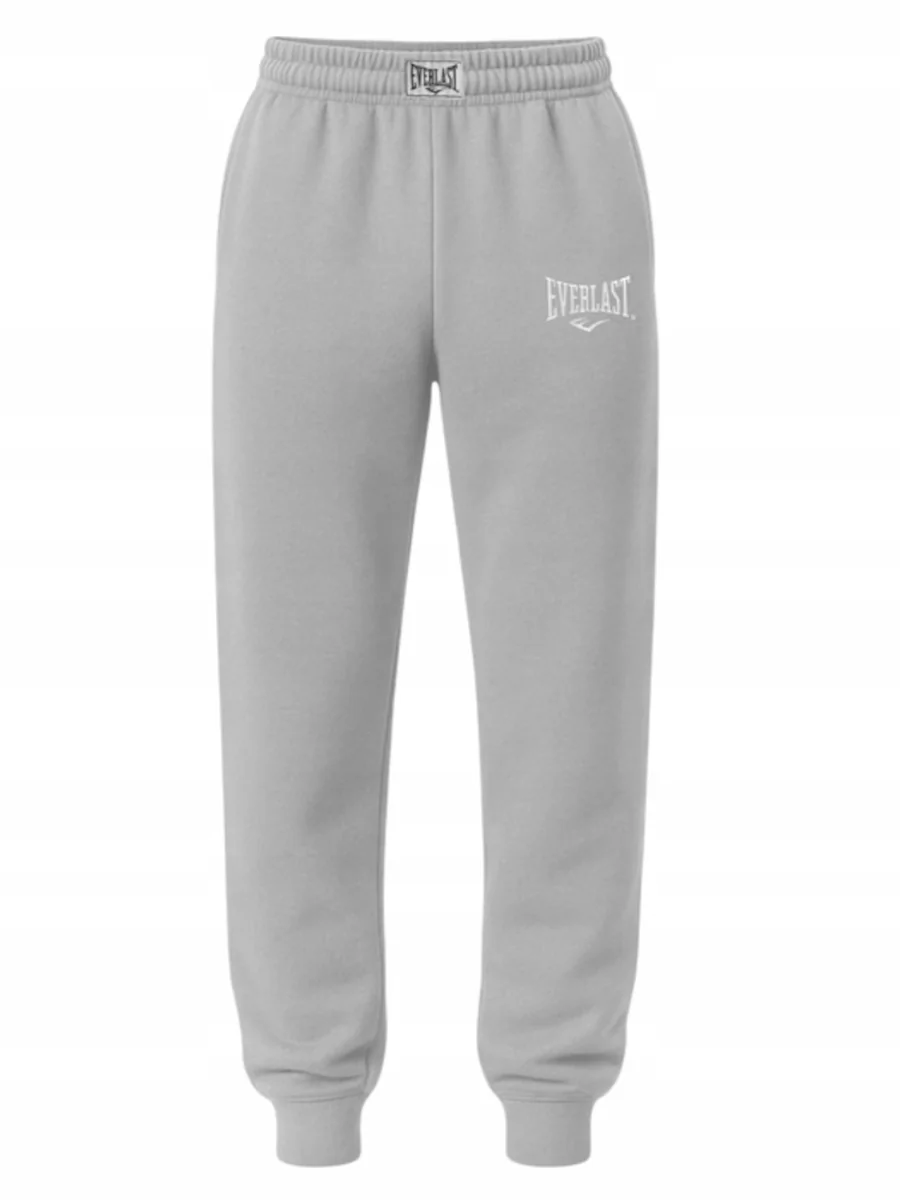 SPODNIE męskie EVERLAST sportowe SPD002-07 dresowe szare bawełniane XXL