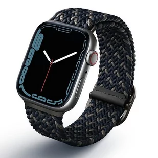 Apple Pasek wymienny Uniq Aspen Designer Edition na Watch 42/44/45mm UNIQ-45MM-ASPDEOBLU) Niebieski - Akcesoria do smartwatchy - miniaturka - grafika 1