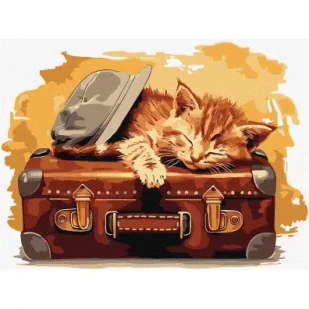 Ideyka Malowanie po numerach - Gotowy do podróży 30x40cm - Malowanie po numerach - miniaturka - grafika 1