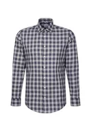 Koszule męskie - Seidensticker Męska koszula z długim rękawem Extra Slim Fit, jasnoszary, 38 - miniaturka - grafika 1