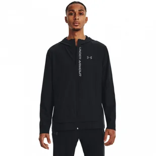 Męska kurtka do biegania Under Armour UA OutRun the STORM Jacket - czarna - UNDER ARMOUR - Kurtki męskie - miniaturka - grafika 1