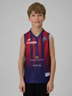 Koszulki dla chłopców - 4F Koszulka meczowa replika wyjazdowa z sezonu 2025/26 dziecięca 4F x King Szczecin - granatowa 98/104 - miniaturka - grafika 1