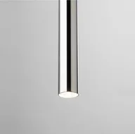 Lampy sufitowe - Lampa wiszaca ojedyncza -Sopel Lux 1 długa srebrna- wysokość 75cm - miniaturka - grafika 1