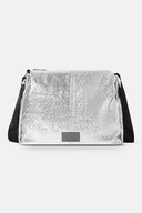 Torebki damskie - Błyszcząca torebka na ramię Nobo srebrna - miniaturka - grafika 1