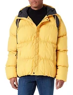 Kurtki męskie - Nike Męska kurtka ESS Puffer Jacke, Pollen, M - miniaturka - grafika 1