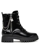 Botki damskie - Guess Botki FLTFRO ELE10 Czarny - miniaturka - grafika 1