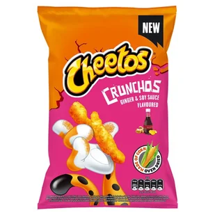 Cheetos Crunchos Chrupki kukurydziane o smaku imbiru i sosu sojowego 80 g - Chrupki - miniaturka - grafika 1