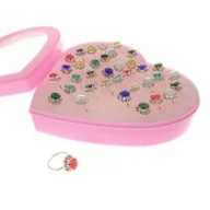 Zabawy w naśladowanie dorosłych - Pierścionki 549234 cena za 1serce Adar - miniaturka - grafika 1