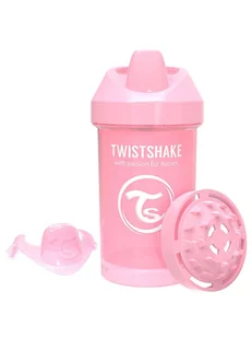 Twistshake Butelka w kolorze jasnoróżowym do nauki picia - 300 ml - Butelki dla niemowląt - miniaturka - grafika 1