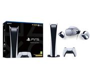 Konsole Playstation - Sony PlayStation 5 Digital Edition + okulary PlayStation VR2 - miniaturka - grafika 1