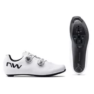Buty rowerowe - Buty rowerowe szosowe męskie NORTHWAVE Extreme Pro 3 biały - miniaturka - grafika 1