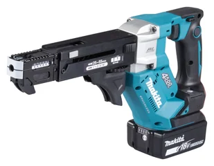 Makita DFR552Z wkrętak zasilany/zakrętark udarowy 4500 RPM Czarny, Niebieski - Klucze i nasadki - miniaturka - grafika 1