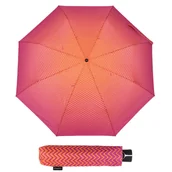 Parasole - Parasol damski Doppler Fiber Strong Berry półautomatyczny składany wzór fale - miniaturka - grafika 1
