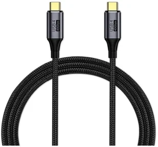 PREMIUMCORD Kabel USB4™ Gen 3x2 40Gbps 8K@60Hz 240W Thunderbolt 3 kabel 0,3m - Kable USB - miniaturka - grafika 1