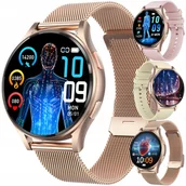 Smartwatch - SMARTWATCH ZEGAREK KARDIOWATCH DAMSKI POMIAR CUKRU EKG HRV ROZMOWY MENU PL - miniaturka - grafika 1