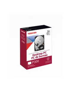 toshiba europe TOSHIBA P300 Desktop PC Hard Drive 2TB 3.5inch 128MB 5400rpm - Dyski HDD - miniaturka - grafika 1