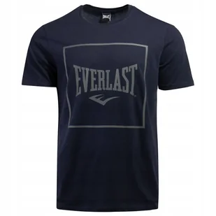 Bawełniana koszulka męska T-shirt Everlast GRANAT L - Koszulki męskie - miniaturka - grafika 1