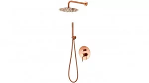 Rea P4111 Zestaw natryskowy podtynkowyLungo Rose Gold - Zestawy prysznicowe - miniaturka - grafika 1