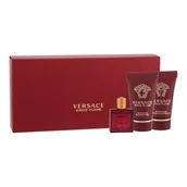 Zestawy perfum unisex - Versace Versace Eros Flame zestaw - woda perfumowana 5 ml + balsam po goleniu 25 ml + żel pod prysznic 25 ml VER-EMF10 - miniaturka - grafika 1