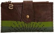 Portfele - Desigual Damska portmonetka Noreen, 16 x 10 x 2,5 cm, zielony - Zielony Brasil 4040-16x10x2.5 cm (B x H x T) - miniaturka - grafika 1