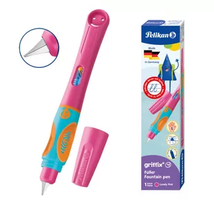Pelikan Pióro wieczne Griffix L Lovely Pink - Przybory szkolne - miniaturka - grafika 1