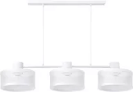 Lampy sufitowe - Sigma 3 BONO 31901 biały zwis do salonu potrójna lampa wisząca nowoczesna na 3 żarówki - miniaturka - grafika 1